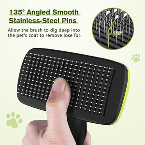 Cepillo de autolimpieza ligero para perros y gatos, herramienta de aseo para masaje de desprendimiento suave, elimina la capa interna de piel suelta para gatos - Product Image 3