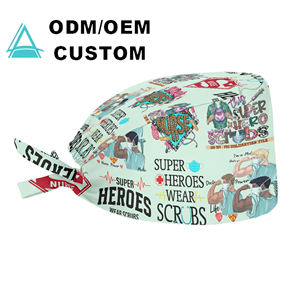 महिलाओं के लिए पूर्ण मुद्रण स्क्रैब कैप महिलाओं के लिए पूर्ण मुद्रण स्क्रैब टोपी लैब नर्सिंग स्क्रब उपकरण डॉक्टर - Product Image 1