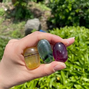 Cristales de Cuarzo Natural al por Mayor, Piedras de Fluorita Arcoíris para Decoración y Sanación Espiritual - Product Image 3