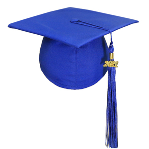 Chapeau <span class=keywords><strong>de</strong></span> graduation carré en satin noir mat tissé, avec pompon, directement <span class=keywords><strong>de</strong></span> l'usine, pour diplôme universitaire <span class=keywords><strong>de</strong></span> licence - Product Image 6