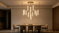 Lustre LED en cristal moderne de luxe pour la décoration intérieure, villa, maison, salon et salle à manger, élégant lustre d'intérieur