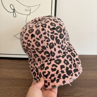 Casquette de baseball unisexe tendance à imprimé léopard rétro