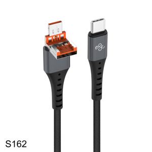 <span class=keywords><strong>2</strong></span> M 6.6ft Longitud 3A 60W <span class=keywords><strong>2</strong></span> en 1 <span class=keywords><strong>Cable</strong></span> <span class=keywords><strong>DE</strong></span> DATOS USB <span class=keywords><strong>de</strong></span> carga rápida Tipo C a Tipo C <span class=keywords><strong>Cable</strong></span> <span class=keywords><strong>de</strong></span> carga <span class=keywords><strong>de</strong></span> teléfono <span class=keywords><strong>de</strong></span> <span class=keywords><strong>2</strong></span> <span class=keywords><strong>metros</strong></span> - Product Image 4