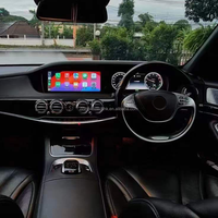 12.3 inci Qualcomm 665 Radio mobil Carplay Multimedia Unit kepala Auto untuk Mercedes Benz S kelas W222 2014-2017
