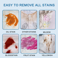 Fabricants Vente en Gros Couleur en Vrac Blanchiment Détergent En Poudre D'oxygène De Lavage À La Main Nettoyage Des Vêtements Détergent En Poudre
