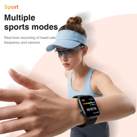 Smartwatch AOC con Bluetooth 5.3, Display TFT da 1,83'', Monitoraggio Frequenza Cardiaca, SpO2, Sonno, Multisport, Quadrante Personalizzabile, Ricarica Magnetica