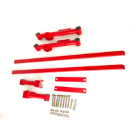 Se adapta a 79-04 -Mustang Kit de conector de subchasis de brazos de control tubular superior inferior trasero