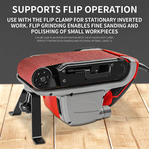 Vertical sanding belt machine, portable sander, <b>mini</b> flat surface <b>grinder</b>, small sandpaper machine - Product Image 3