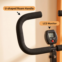 Máquina de Montar a Caballo Plegable para Ejercicios de Abdominales, Cadera y Piernas, Equipo de Gimnasio en Casa