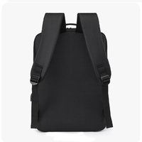 Mochila duradera de nailon a rayas para ordenador portátil con cierre de cremallera, Asa con correa, forro de poliéster, Puerto USB, material de PC de viaje Unisex