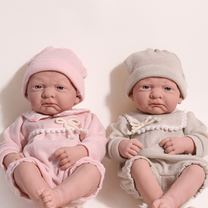 Muñecas <span class=keywords><strong>Reborn</strong></span> de Silicona de Cuerpo Completo Realistas de 35 cm, Juguetes de Vinilo Suave, Bebé <span class=keywords><strong>Reborn</strong></span>, Muñeca de Juguete para Niños, Regalo para Recién Nacidos - Product Image 2