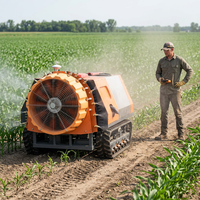 Robot de pulvérisation par atomisation pour vergers, GPS-