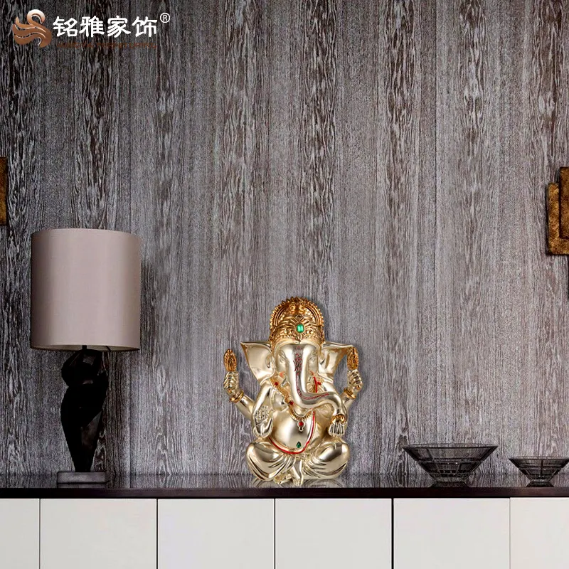 Fengshui Indien éléphant figurines en polyrésine décoration pour maison bureau table