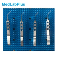 Micro-pinces pour greffe de cheveux, extraction et implantation des follicules capillaires, pinces en acier inoxydable, ensemble de 4 pièces, pince réglable