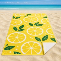 Cotton Beach Towel with Custom Logo Digital Print Quick Dry Soft Absorbent 100% Cotton Large for Pool Travel