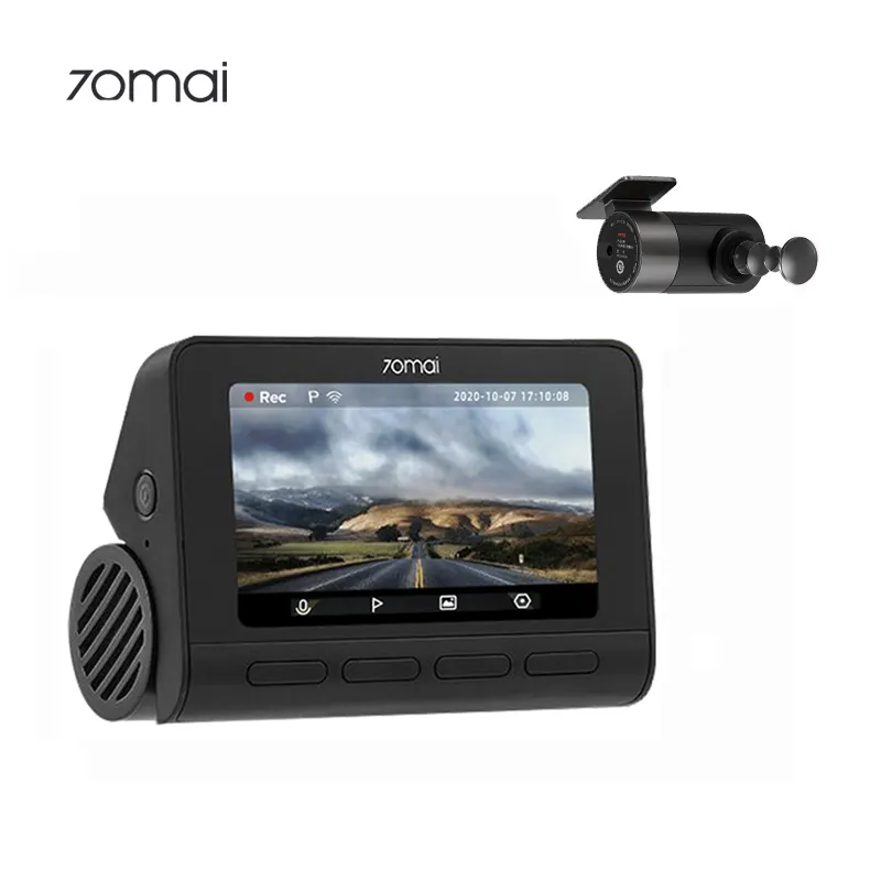 70 mai Dash Cam 4K A800S-1 Mondial Version ADAS voiture boîte noire Double Canal Dvr Enregistreur