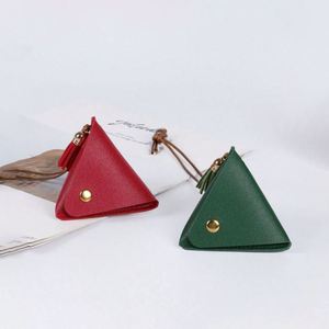 Triangle Coin Purse with Strap Pyramid Shaped Coin <b>Pouch</b> Change Bag with Tassel Charm - Product Image 3
