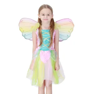 Hot Koop Halloween Kostuums Voor Kinderen Tutu Jurk Kerst Angel Party Cosplay Kostuum Met Wing