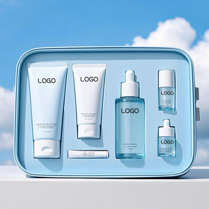 Chất Lượng Cao Chăm Sóc Da Mini Kit Sữa Rửa Trang Điểm Remover Giữ Ẩm & Kem Mắt Cho Dưỡng Ẩm Da Máy Bay Bộ Chăm Sóc Da - Product Image 1