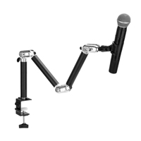Support de microphone de bureau professionnel, bras articulé rotatif à 360 degrés, accessoires de studio, enregistrement, Topfree MS66 en aluminium