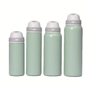 Vaso Térmico Portátil de Acero Inoxidable 304 con Tapa Abatible, Gran Capacidad, Aislado, Compatible con Coche, para Estudiantes, Uso Exterior, Transfronterizo - Product Image 4