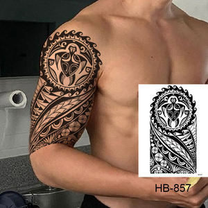 <span class=keywords><strong>Tatuaje</strong></span> Temporal No Tóxico <span class=keywords><strong>para</strong></span> <span class=keywords><strong>Hombre</strong></span>, Nuevo Estilo <span class=keywords><strong>para</strong></span> Decoración <span class=keywords><strong>de</strong></span> Piernas, Hombros, Brazos y Cuerpo - Product Image 4