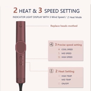Secador de Pelo Plegable Zexi de 1300W con Motor sin Escobillas de 110,000 RPM, Cepillo de Alta Velocidad 5 en 1 - Product Image 6