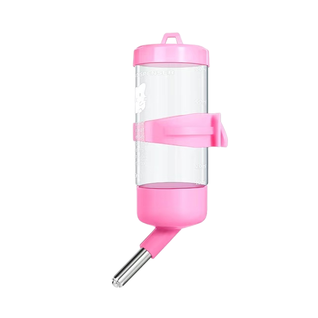 ขวดแขวนสีชมพู