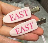 Barrettes à cheveux sans pli, barrettes à cheveux pour boucles, barrettes à cheveux sans pli pour l'application de maquillage, logo et emballage personnalisés