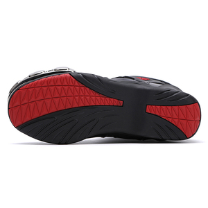 Botas de cuero de alta calidad para motociclista, zapatos de carreras profesionales de cuero transpirable - Product Image 4