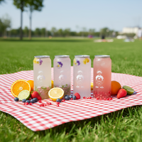 Bouteille à Jus en Plastique Jetable Personnalisée avec Pompe, Couvercle Transparent, Étiquette pour Boissons, Bouchon de Qualité Alimentaire, Logo Personnalisé
