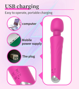 Masajeador de cuerpo Premium recargable clítoris vibrador Sexual Av Wand masajeador Personal vibrador para ella - Product Image 4