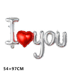 Globos de película de aluminio LOVE, propuesta de San Valentín, diseño de fiesta de boda, globos decorativos - Product Image 5