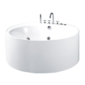 Gran oferta, bañera redonda independiente de acrílico moderna, baño de masaje de hidromasaje con chorro de aire para adultos para Hotel - Product Image 2