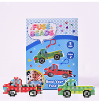 Kit de perles Perler de 5 mm en gros, ensemble de perles à fusionner DIY, motif voiture, jouets éducatifs pour débutants