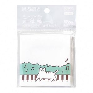 Custom Logo Printed Adhesive Note Pad Ins Cartoon <b>Cute</b> Sticky Notes Self-Adhesive Kawaii Paper <b>Notebook</b> - Product Image 5