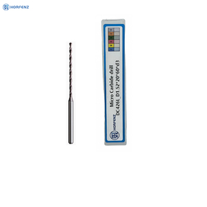 HORFENZ DC426L D1.52mm TIALAN Micro-perceuse à longue portée en carbure <span class=keywords><strong>WC</strong></span> pour perçage empilé de l'acier, de l'acier inoxydable, du fonte et du titane - Product Image 1