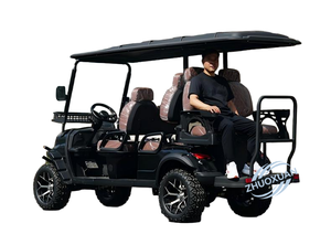 Voiturette de golf tout-terrain camouflage 6 places, véhicule de transport pour hôtels, transfert VIP, navette aéroportuaire - Product Image 4