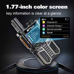 Par de Walkie Talkies 4G POC con GPS ET-C9, Radio Inteligente con Tarjeta SIM, Tipo C USB, Largo Alcance de 100KM, Juego de 2 Walkie Talkies Globales - Product Image 4