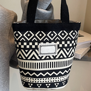 Bolsa de lona nueva de gran capacidad para mujer, estilo étnico estampado - Product Image 1