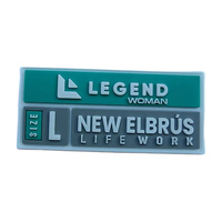 Patch Karet PVC 3D Embossed Berbentuk Hati Segitiga Bunga Alfabet Personalisasi untuk Penggemar Game, Koleksi, Tas Ransel, dan Topi
