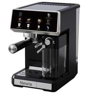 Machine à café expresso Newle automatique, 20 bars de pression, acier inoxydable, 1,8 L, nettoyage automatique, machine à expresso italienne - Product Image 2