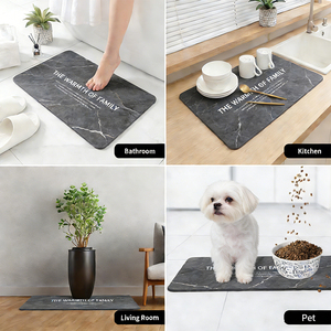 Alfombrilla de Baño de Tierra de Diatomeas de Secado Rápido Ecológica, Minimalista, <span class=keywords><strong>Antideslizante</strong></span>, Duradera y Fácil de Limpiar - Product Image 6