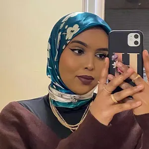 muslim muslim supplier 90cm satin square scarf woman hot brand Scarves shawl silky very