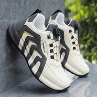 MAKU 2025 – Baskets blanches pour hommes, grande taille, toutes saisons, tendance, polyvalentes, à semelle souple, en maille, pour la course