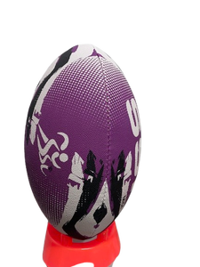 Premium Quality Fully Hand Sewn Midi Rugby Ball Durable Rubber with Strong <b>Long</b> Lasting Grip for All Seasons - Product Image 4