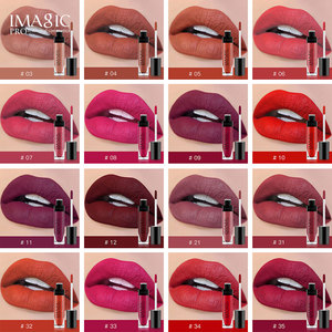 Los precios más bajos, lápiz labial líquido mate a prueba de transferencia, pigmento rico, resistente al agua y de larga duración, textura de terciopelo, brillo de labios desnudo - Product Image 3