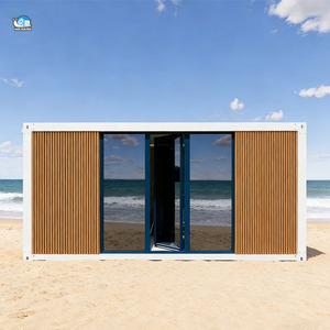 Conteneur modulaire préfabriqué de 20 pieds pour maison résidentielle, bureau, villa, ou maison-conteneur extérieure avec mur en verre - Product Image 1