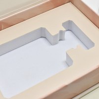 Boîte Cadeau de Luxe Rose de Haute Qualité pour Parfum, avec Gaufrage, en Matériaux Recyclés - Tailles Personnalisables pour Huiles Essentielles et Crèmes Visage/Peau