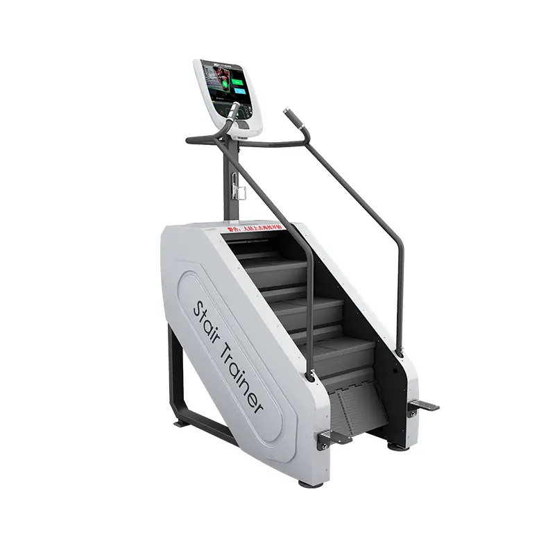 Hoge Kwaliteit Cardio Apparatuur Commerciële Gym Stepper Trapmachine Met Lcd Touch Tv-Scherm